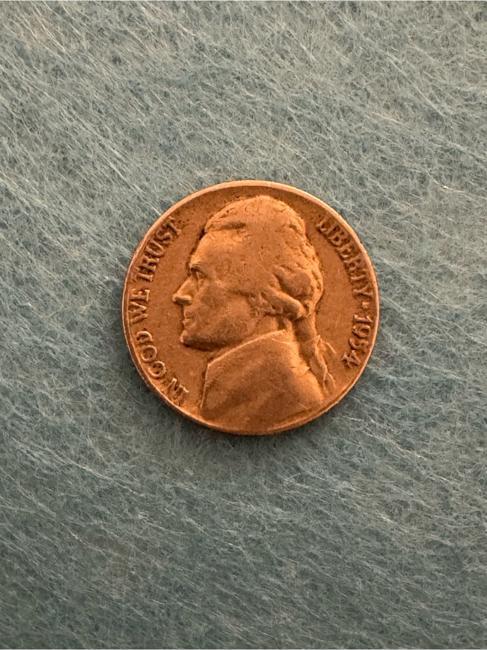 1954 Jefferson Nickel